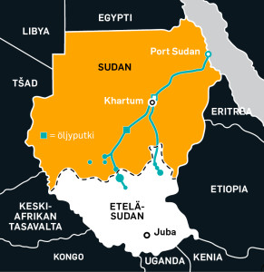 Etelä-Sudan_öljyputket